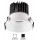 Foco Downlight LED COB Fijo Redondo Ø82mm 8w Konic Tech, Blanco ó Negro